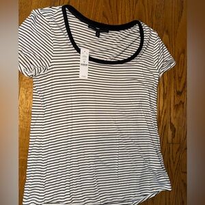 White House Black Market Size Medium Striped Top